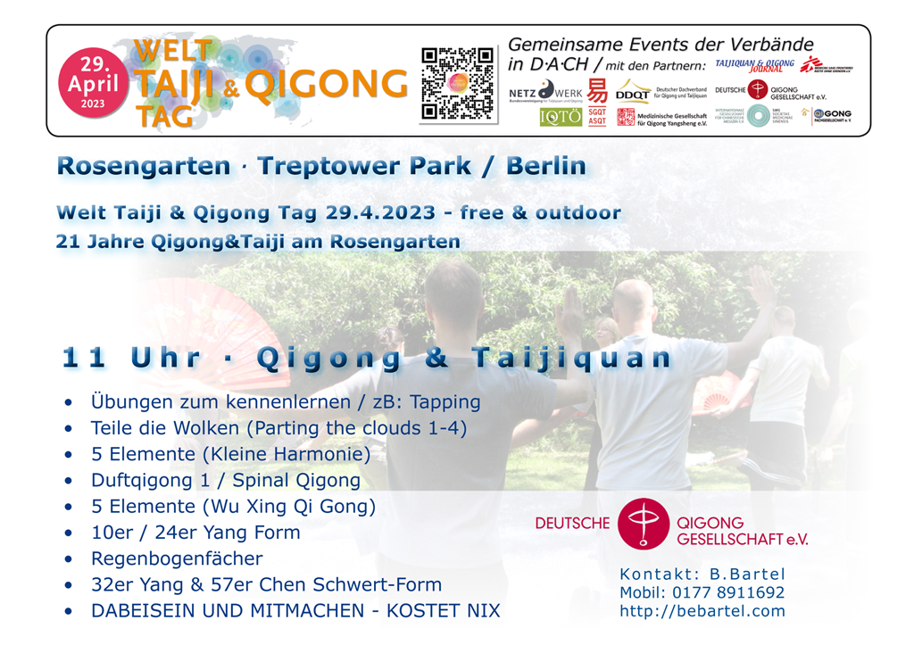 Welt Taiji & Qigong Tag im Rosengarten